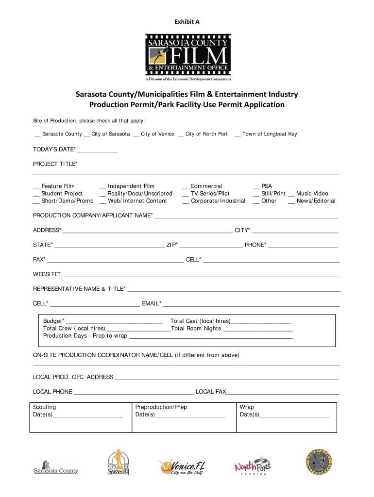 SARASOTA COUNTY REGIONAL PERMIT APPLICATION  Form