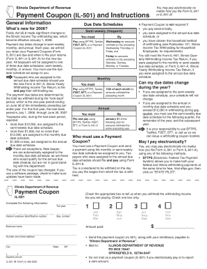 Il 501 Payment Coupon  Form