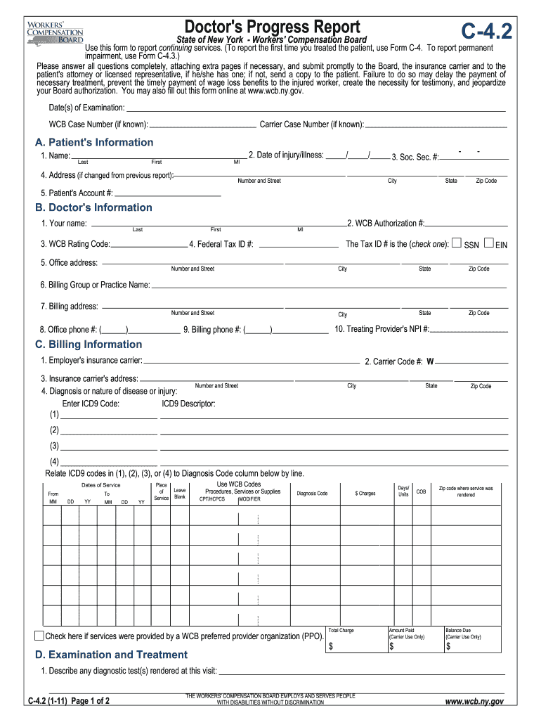  C 42 Form 2011