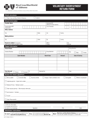 Bcbs Il Refund Form