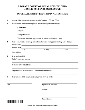 How to Change Your Name Legally Ohio  Form