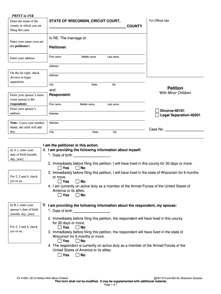 Fa 4108v PDF Form