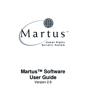 Martus User Guide V29 DOC  Form