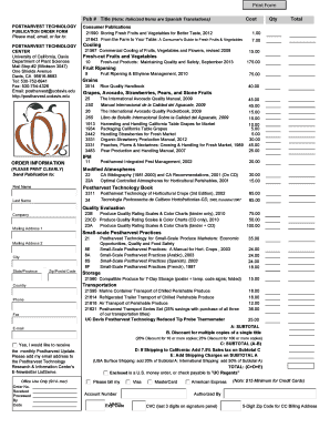 Link to Writeable PDF of This Order Form Postharvest Technology Postharvest Ucdavis