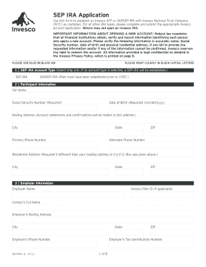 SEP Application PDF  Form