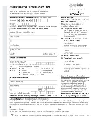 Commercial Prescription Drug Claim Form Admin Mtu