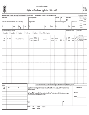 Utah Form Tc853a