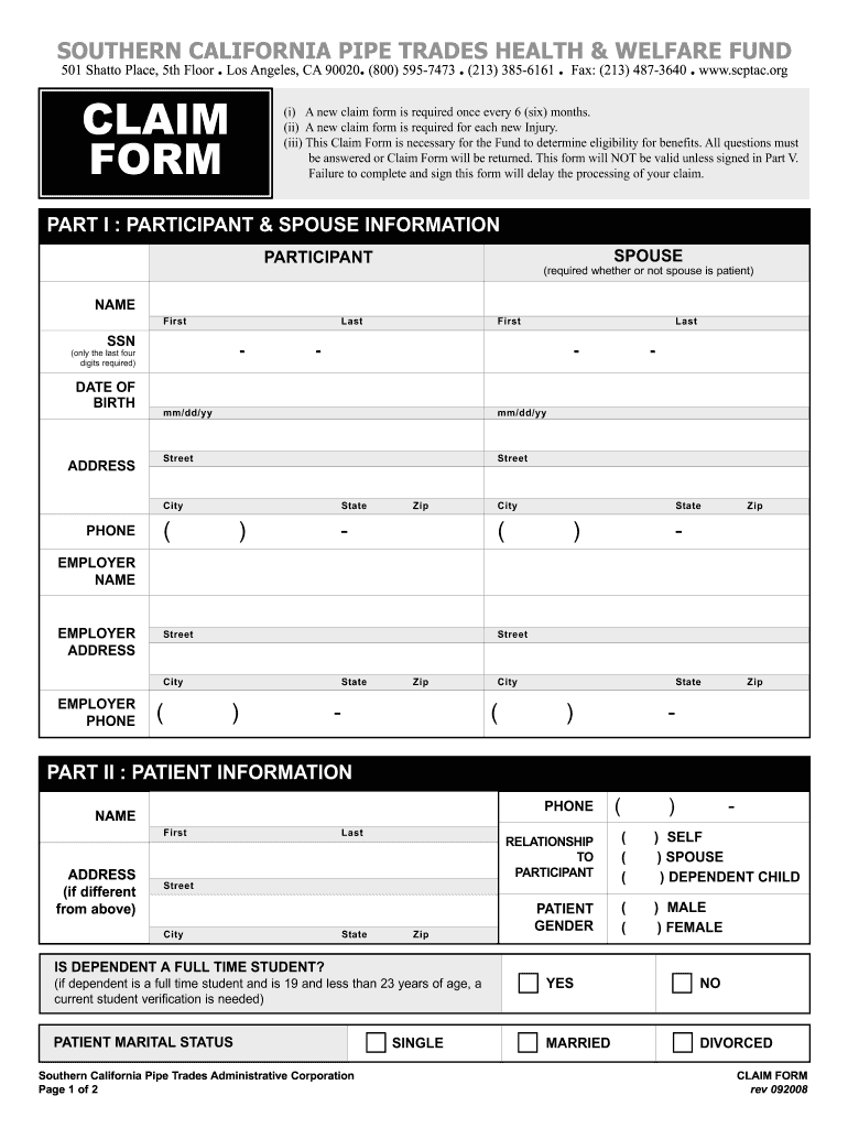  Scptac Org Forms 2008