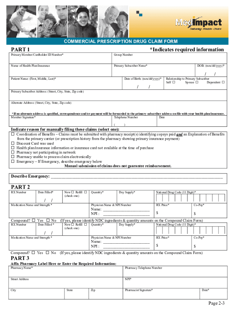 Prescription Drug Claim Form Benefits University of Michigan Benefits Umich