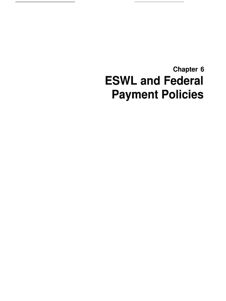 6ESWL and Federal Payment Policies Princeton  Form