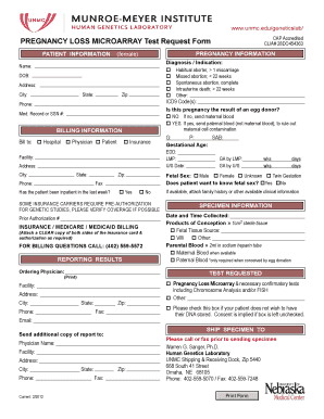 Get and Sign Application Form for Miscarriages 2012-2022