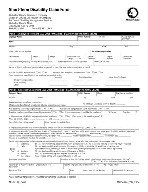 Disability Form