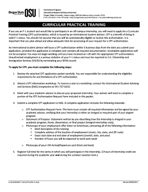 International Programs International Student Advising and Services Oregon State University, Heckart Lodge, 2900 SW Jefferson Way  Form