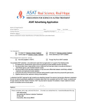 Asat Online Registration Form