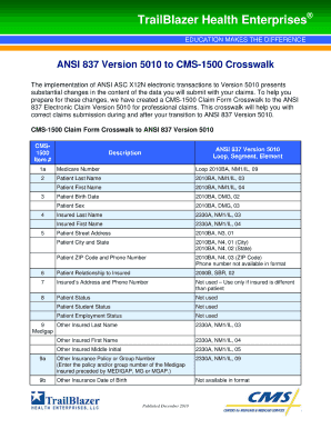 837p Claim Form Example