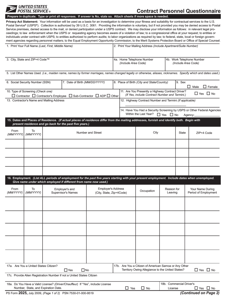  Ps Form 2012