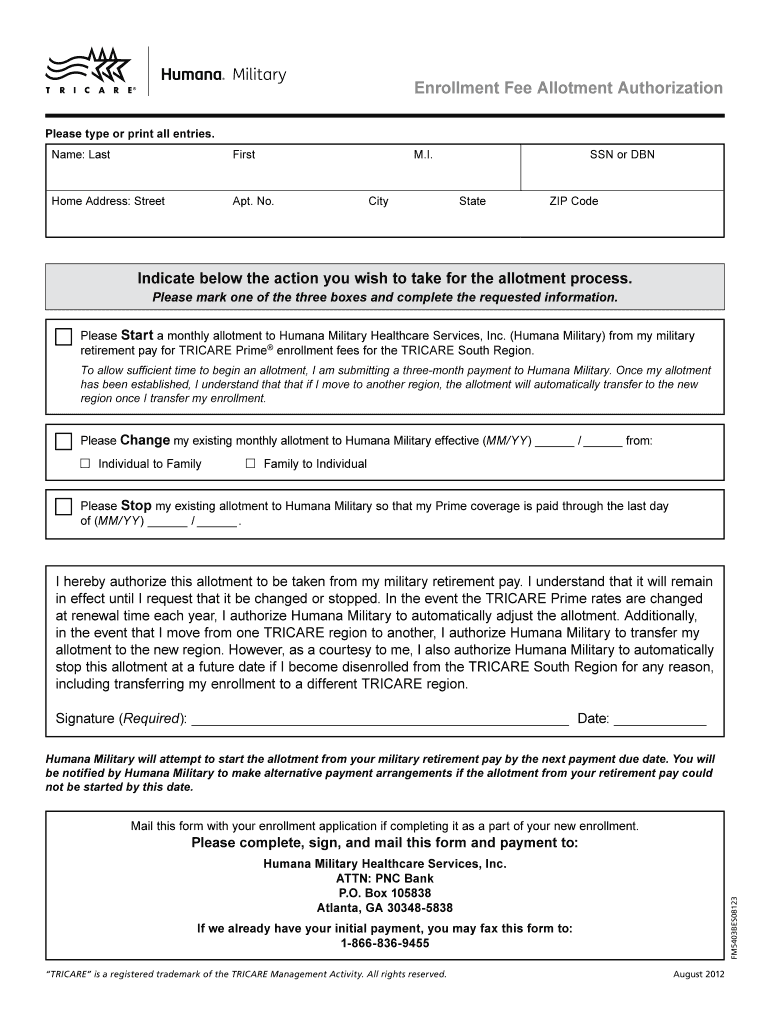 Humana Warrant Office Us Army Form