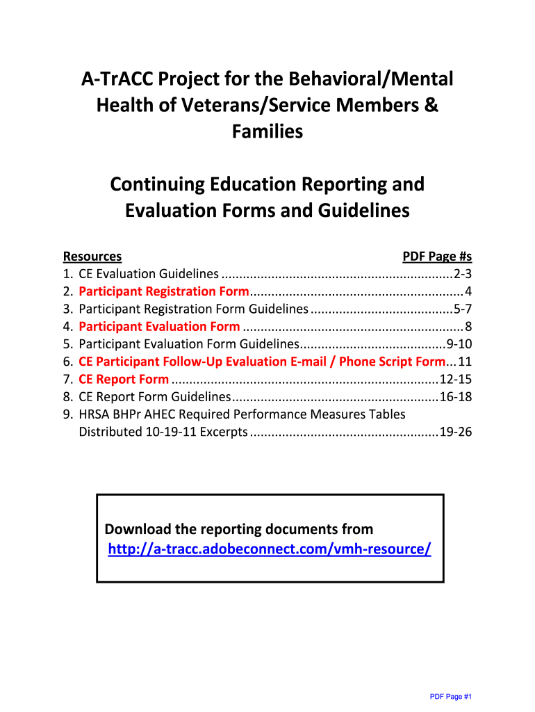 Mental Health Assessment PDF  Form