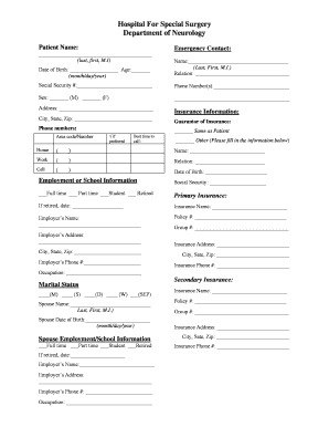 Patient Intake Form