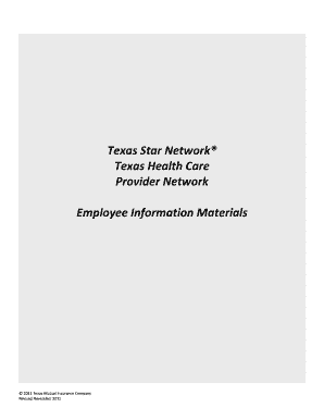 Texas Star Network  Form