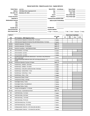 Telehealth Encounter Form