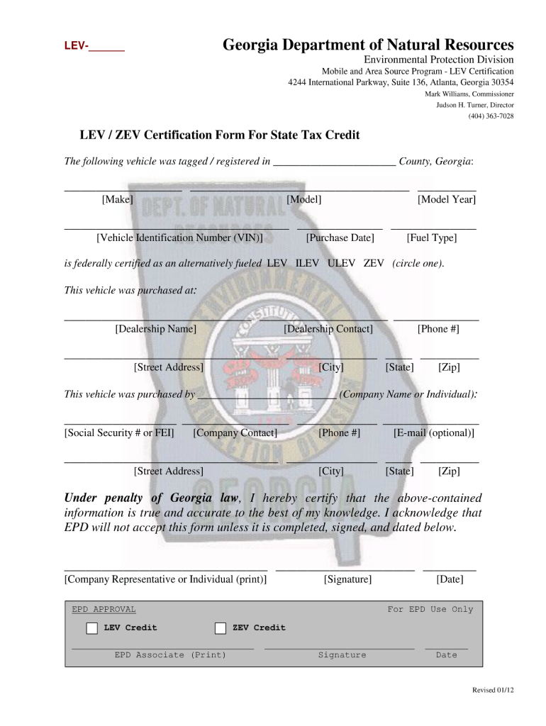  Earned Income Credit Georgia Form 2012-2024