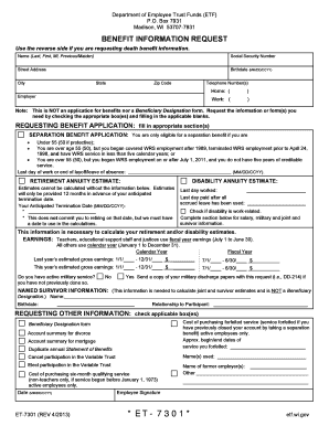 ET 7301 ETF Etf Wi  Form