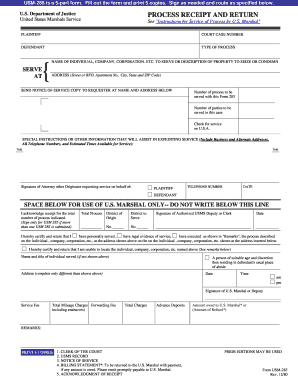 Usm 285 Form