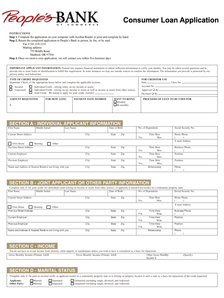 BROAPPREPConsumer LoanWEBQ6 F  Form