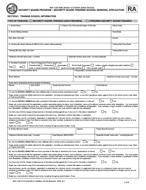 Security Guard Certificate PDF  Form