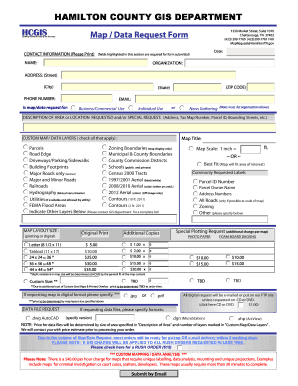 Map Request Form