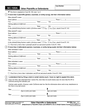 Sc100 PDF  Form