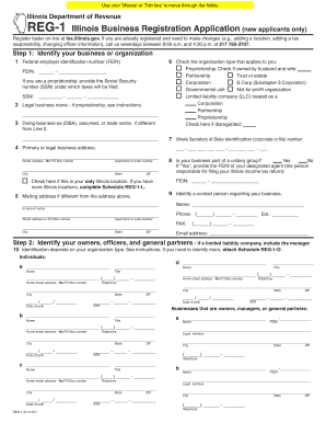 Reg 1 Illinois  Form