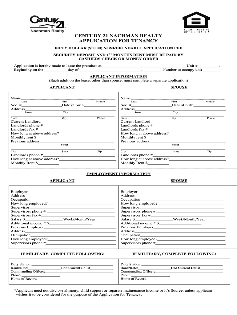 Century 21 Application Online  Form