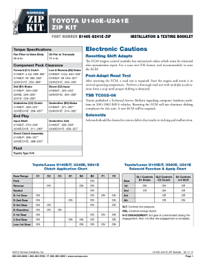 U241e Transmission PDF  Form