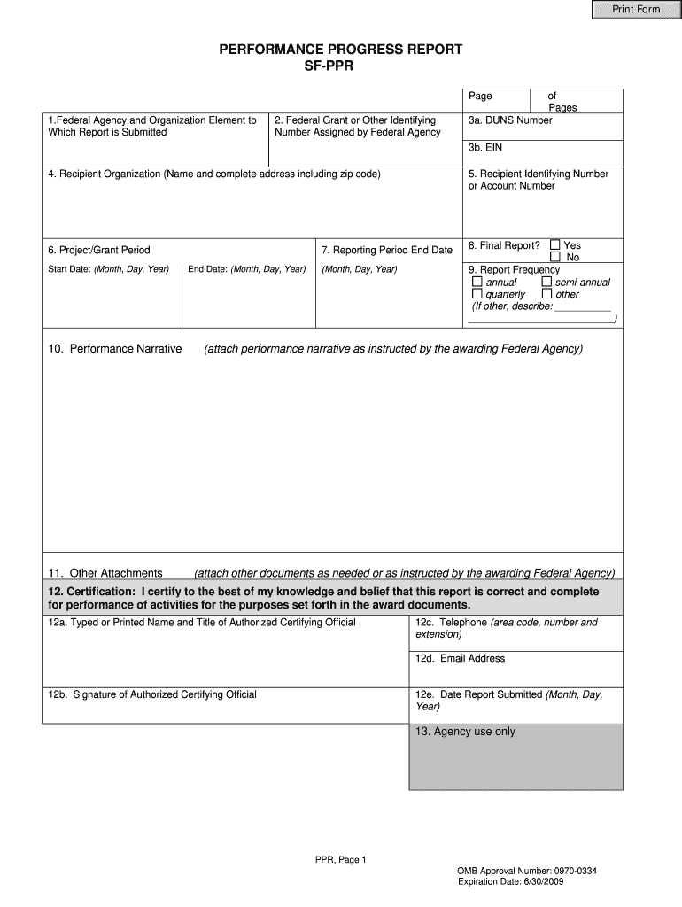 How to Form Progress Report