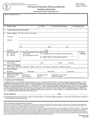 Oms No 1218 0262  Form