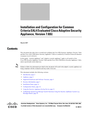 Eal4 Configuration Cisco Asa Form