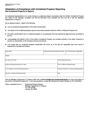 Michigan Department of Treasury Form 4305