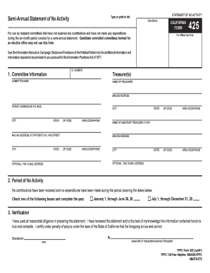 California Form 425