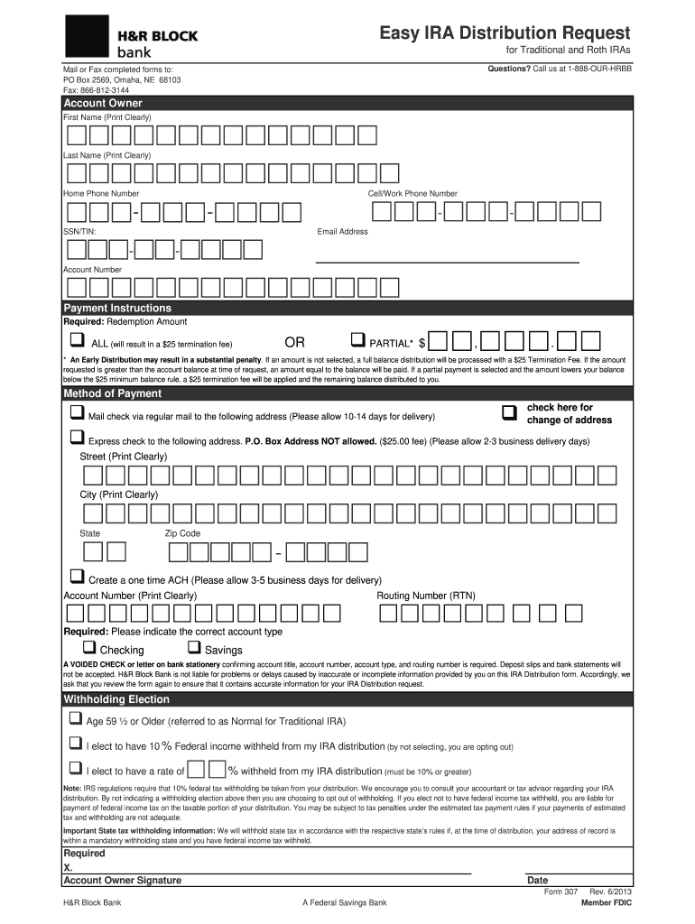 Distribution Form