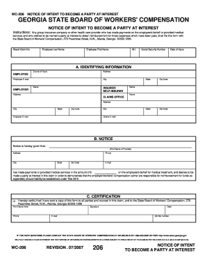 Wc 206 Form