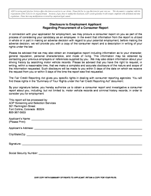 Adp Background Check Authorization Form - Fill Out and Sign Printable PDF  Template | signNow