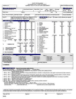 Oklahoma Health Care Authority Fax Number  Form
