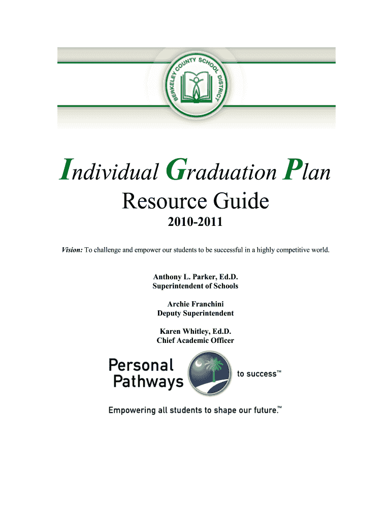 Graduation Plan Template  Form