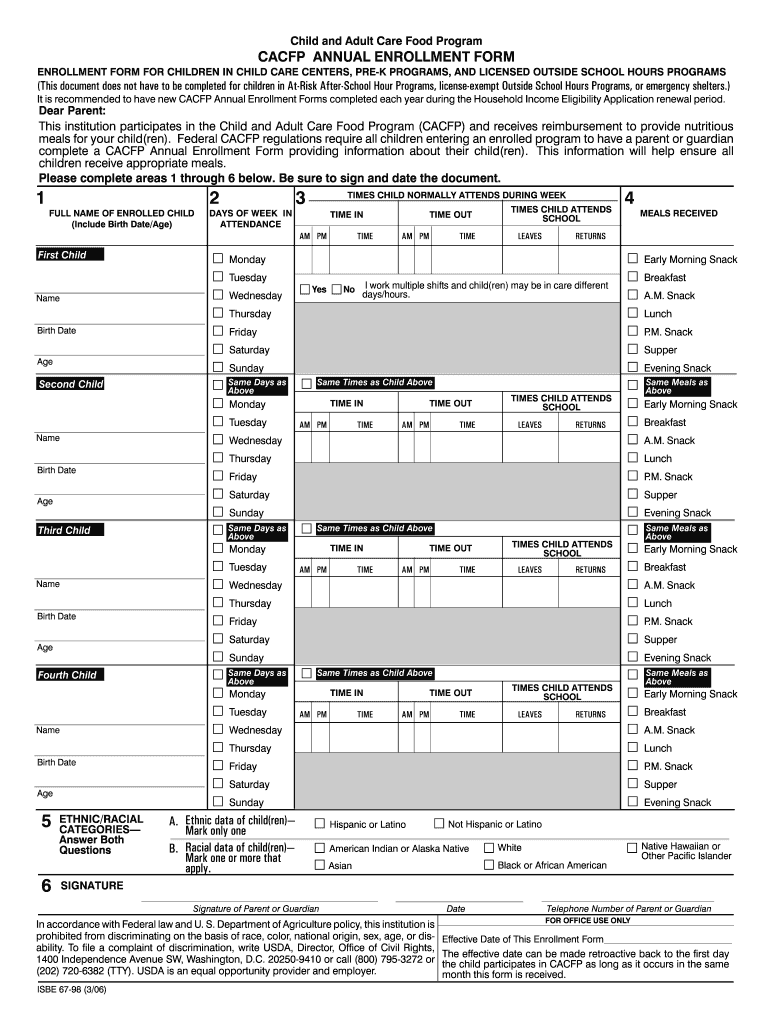  Form Isbe 67 98 2006-2024