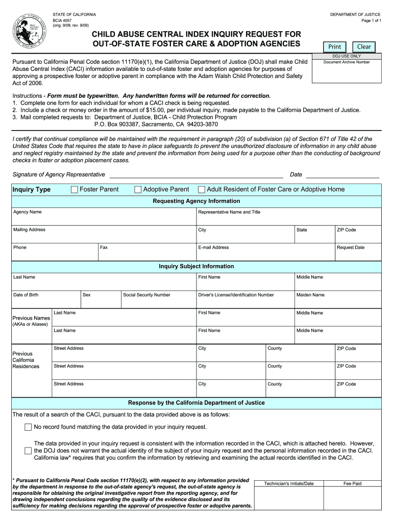 Bcia 4057  Form