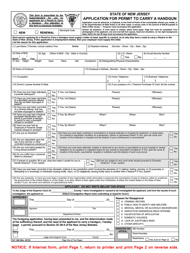  Sp 642  Form 2009