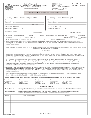 Dhcr Document  Form