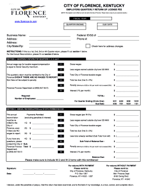 Florence Ky Tax Forms